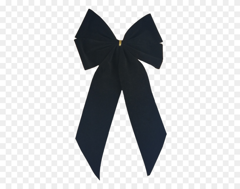 356x600 Funeral Mourning Memorial Bows Independence Bunting - Black Bow PNG