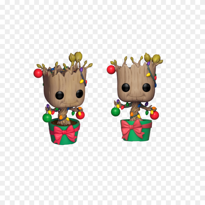 1000x1000 Funko Pop Marvel Holiday - Groot Clipart