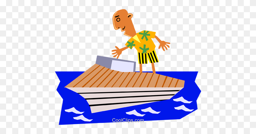 480x380 Funky Picasso Man On Vacation Royalty Free Vector Clip Art - Picasso Clipart