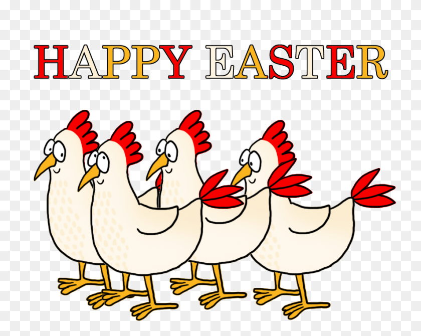 886x694 Funny And Cute Easter Clip Art - Year Of The Rooster Clipart