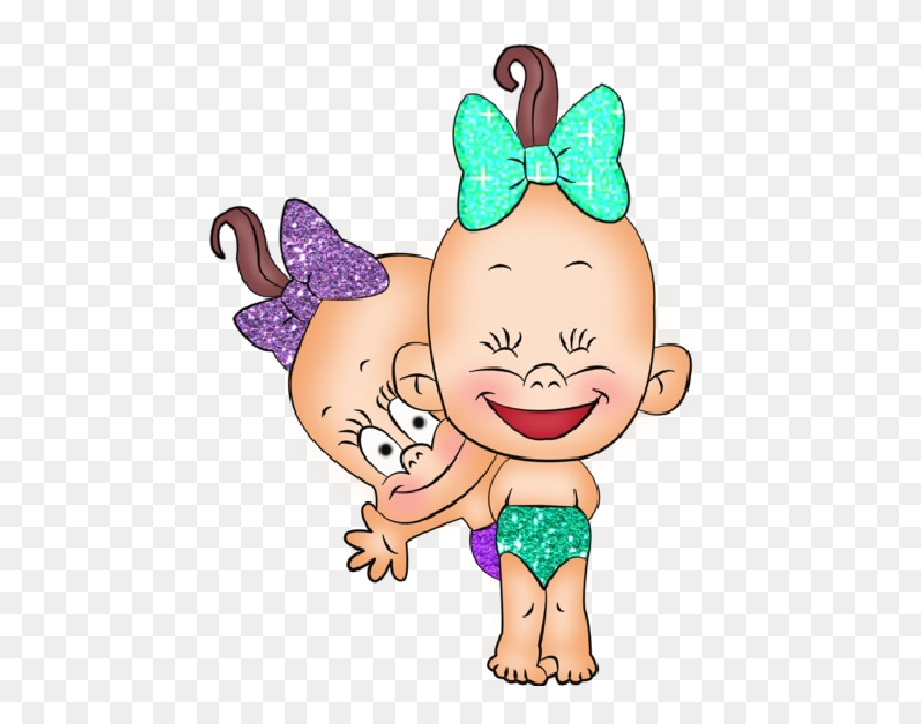 600x600 Funny Baby Girl And Boy Cartoon Clip Art Images Are - Girl Clipart Transparent
