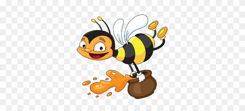 320x320 Funny Bee Clipart Free Clipart - Queen Bee Clipart