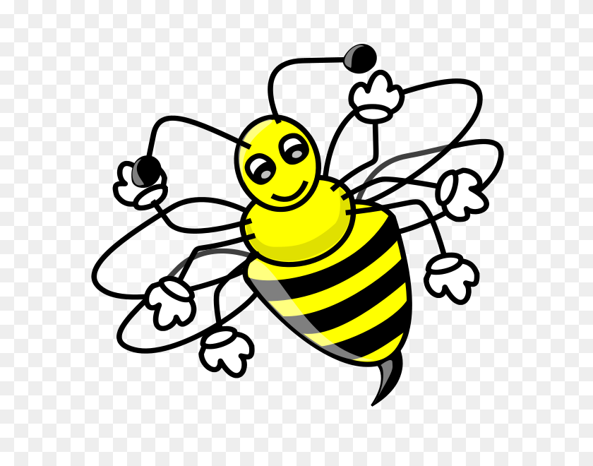 600x600 Смешные Пчелы Png Клипарт Для Интернета - Пчела Png