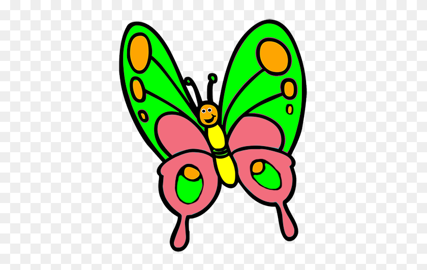 391x472 Смешные Бабочки Клипарт Картинки - Смешные Животные Клипарт