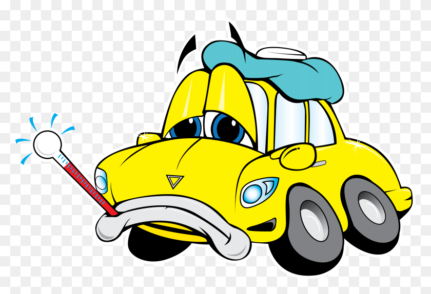 3114x2056 Funny Car Accident Cartoons - Car Wreck Clipart