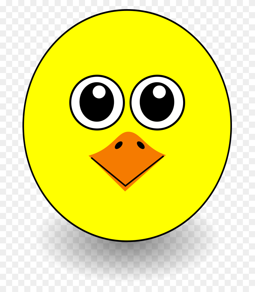 691x900 Funny Chick Face Cartoon Png Clip Arts For Web - Funny Face PNG