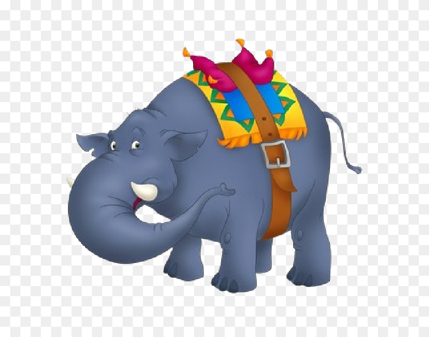 600x600 Funny Circus Elephant Clipart Image Elephants - Circus Elephant Clipart