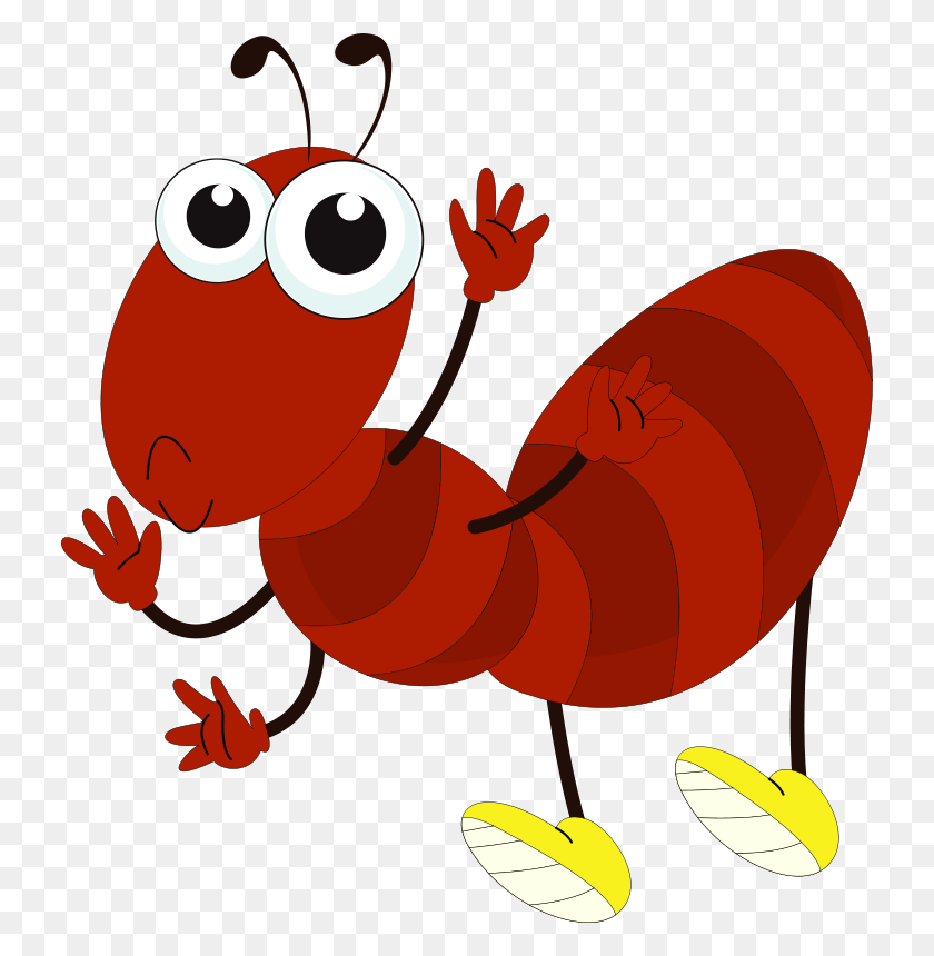 730x800 Funny Clipart Ant - Kids Having Fun Clipart