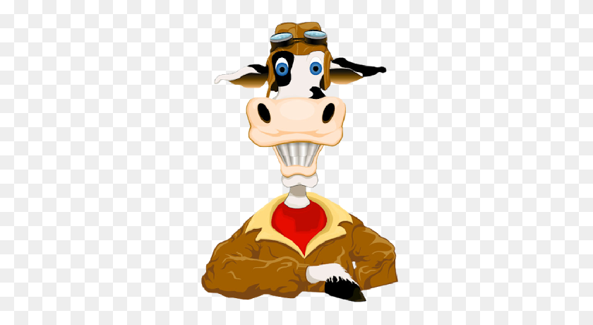 400x400 Funny Cows Clipart - Funny Cow Clipart