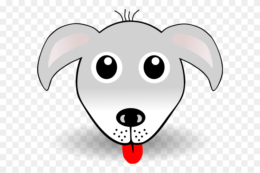 600x501 Funny Dog Face Grey Cartoon Png Clip Arts For Web - Funny Dog PNG