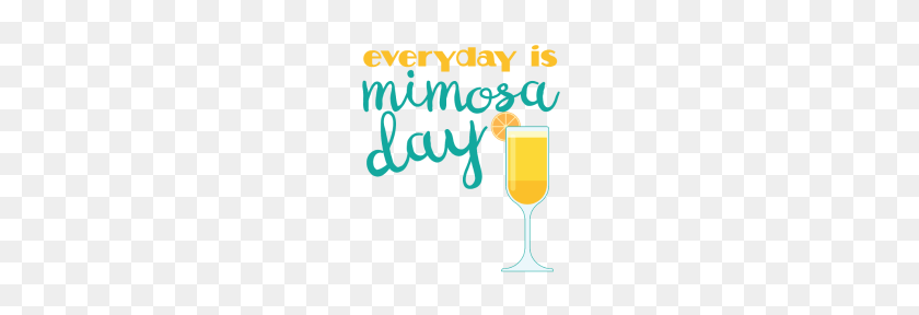 190x228 Divertido Everyday Is Mimosa Day Día Beber Fiesta De Regalo - Mimosa Png