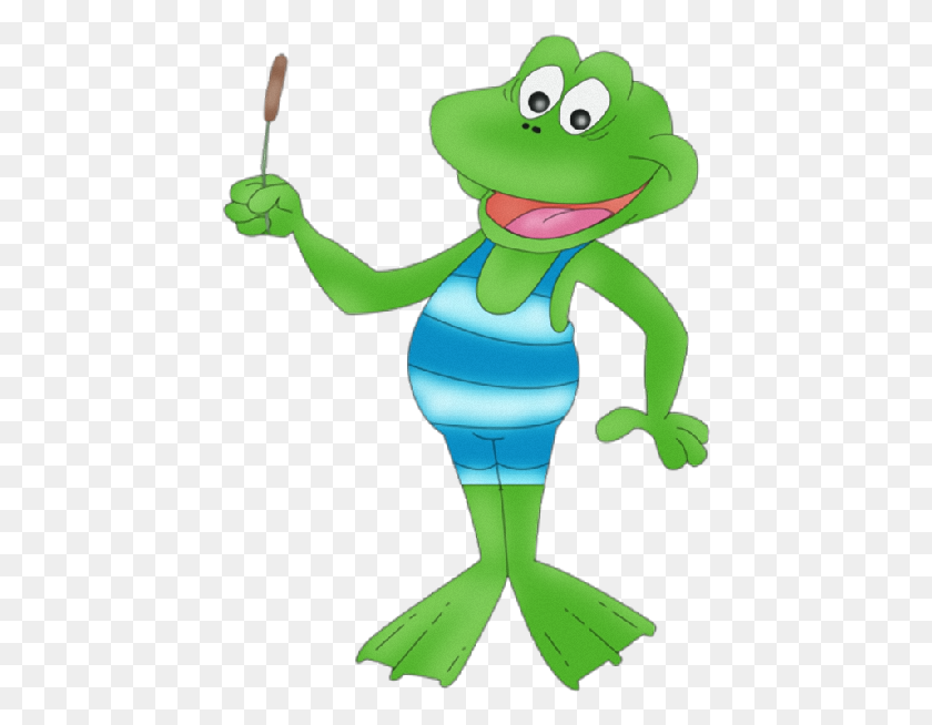 440x594 Funny Frog Cartoon Animal Clip Art Images - Funny Animal Clipart