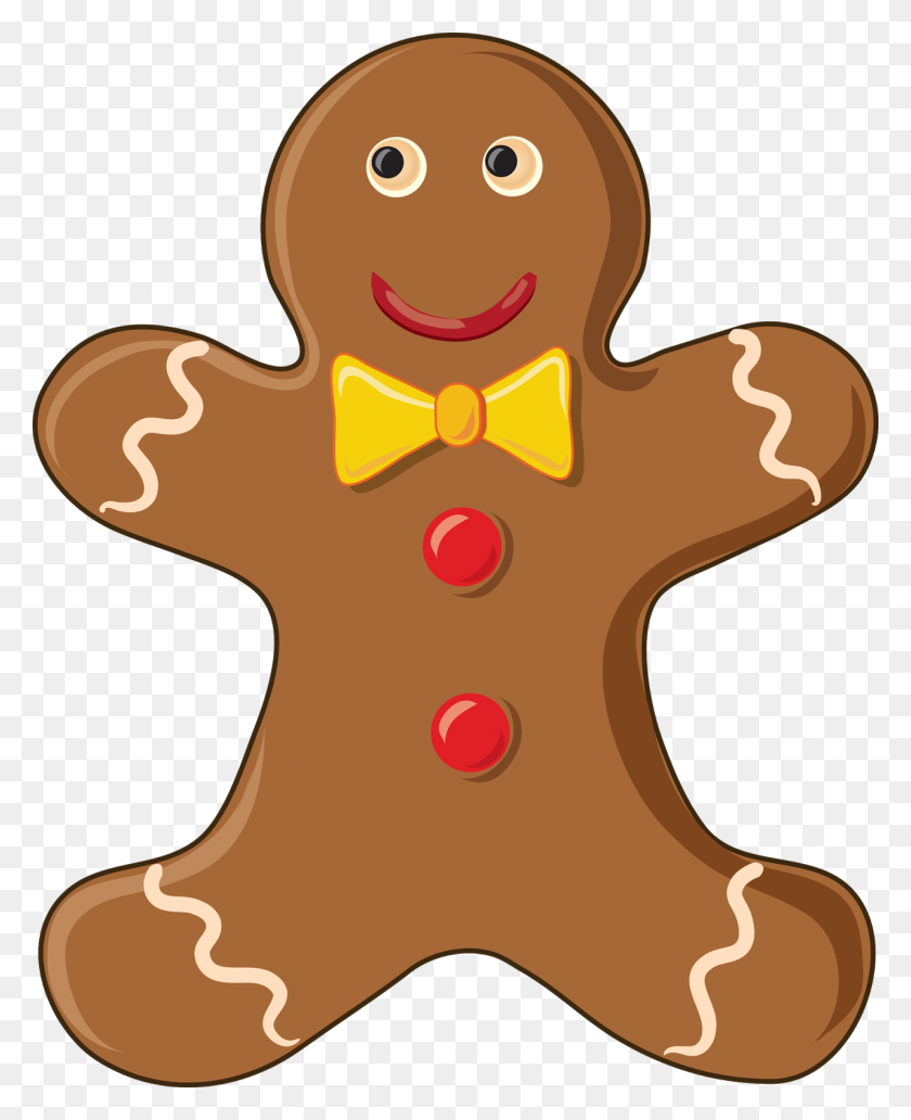 1283x1600 Funny Gingerbread Man Clipart Kid - Clever Clipart