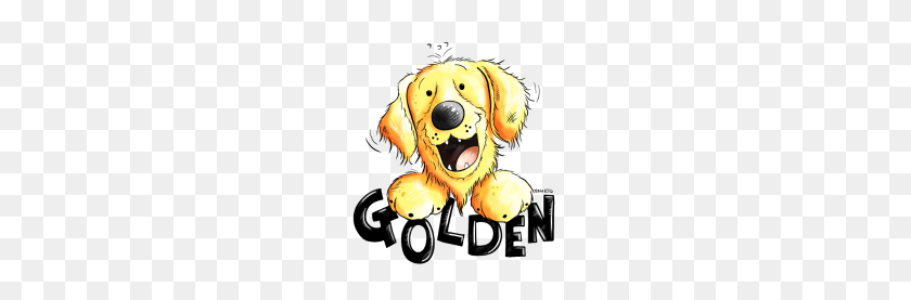 190x217 Funny Golden Retriever - Golden Retriever PNG