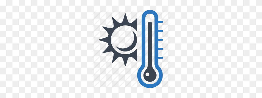 256x256 Funny Hot Weather Clipart Free Clipart - Hot Thermometer Clipart