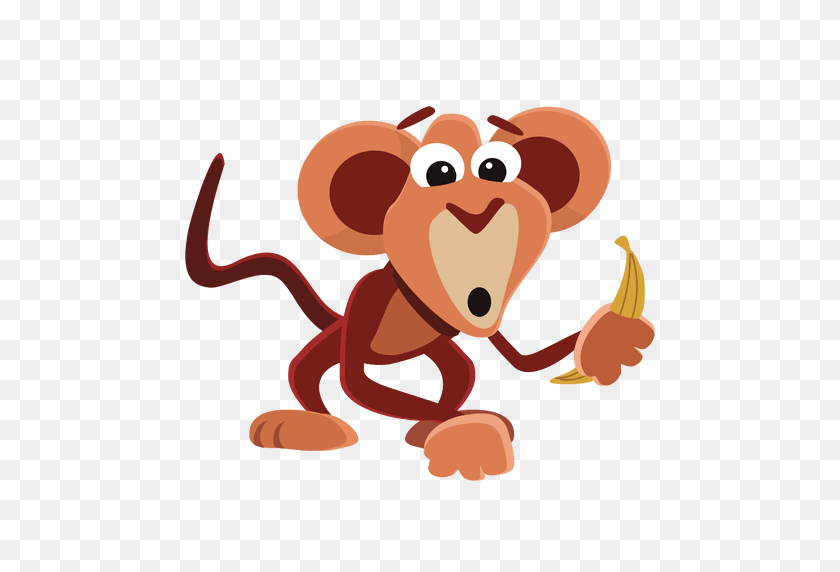 512x512 Funny Monkey Cartoon - Monkey PNG