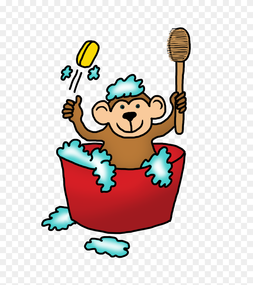 725x886 Funny Monkey Drawings - Naughty Clipart