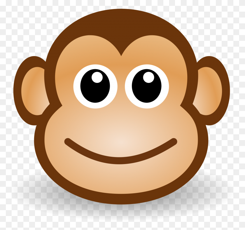 2400x2242 Funny Monkey Face Icons Png - PNG Funny