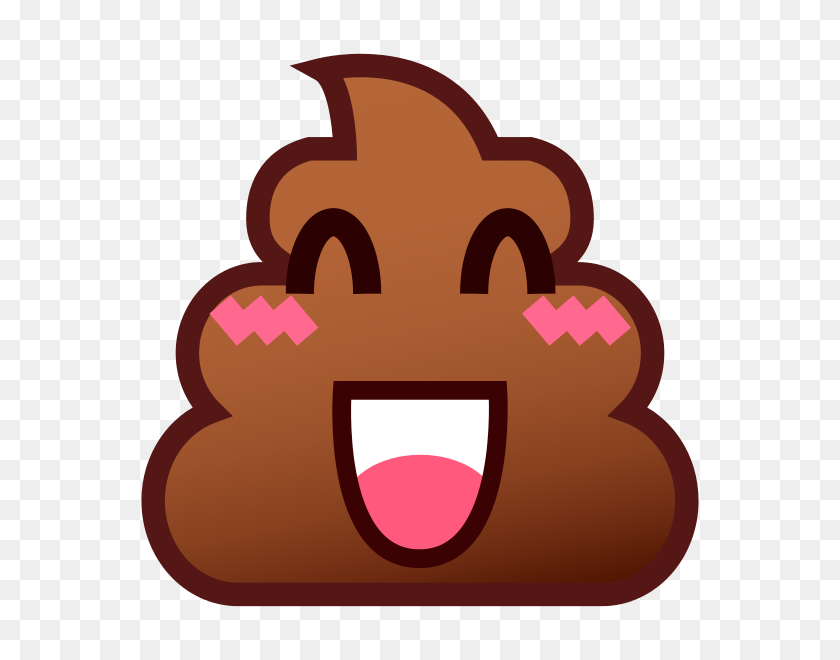 600x600 Funny Poop Emoji Png - Poop PNG