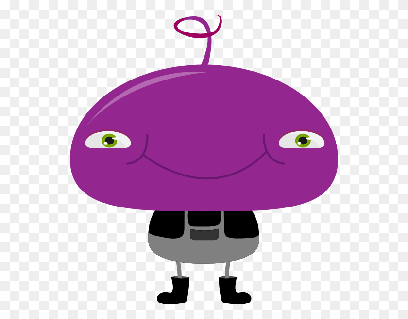 552x598 Забавный Фиолетовый Персонаж Картинки - Смешной Учитель Клипарт
