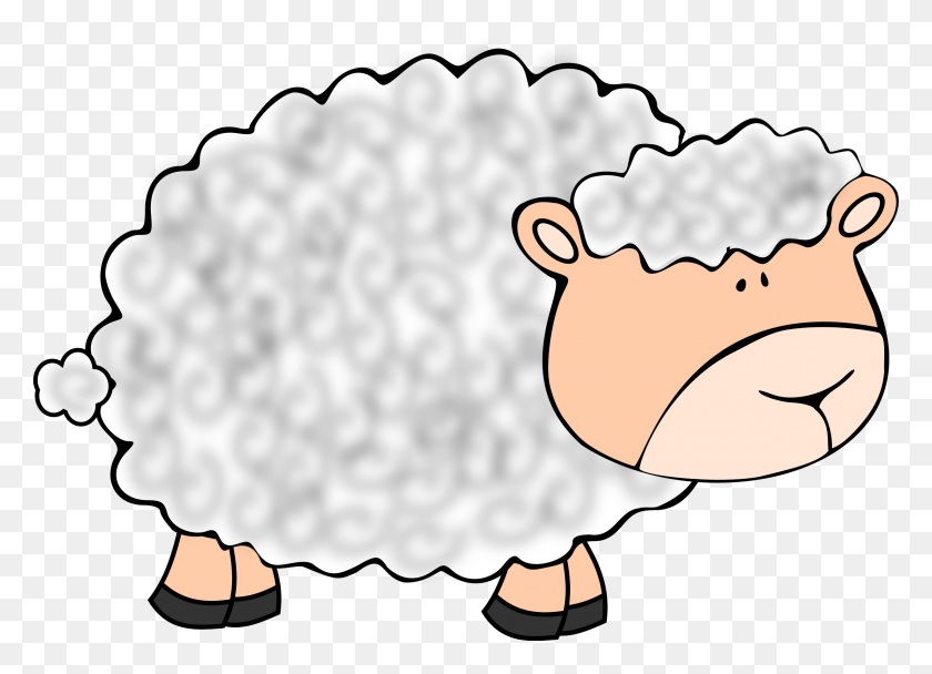 2400x1688 Funny Sheep Icons Png - Sheep PNG