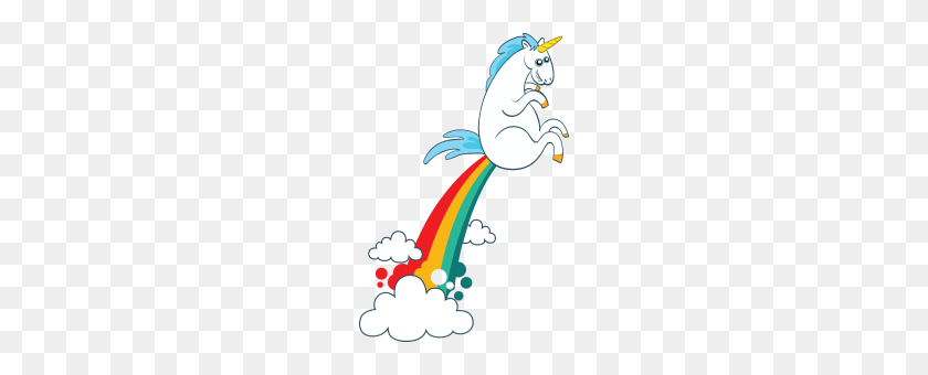 190x280 Funny Unicorn Rainbow Fart Cloud - Fart Cloud PNG