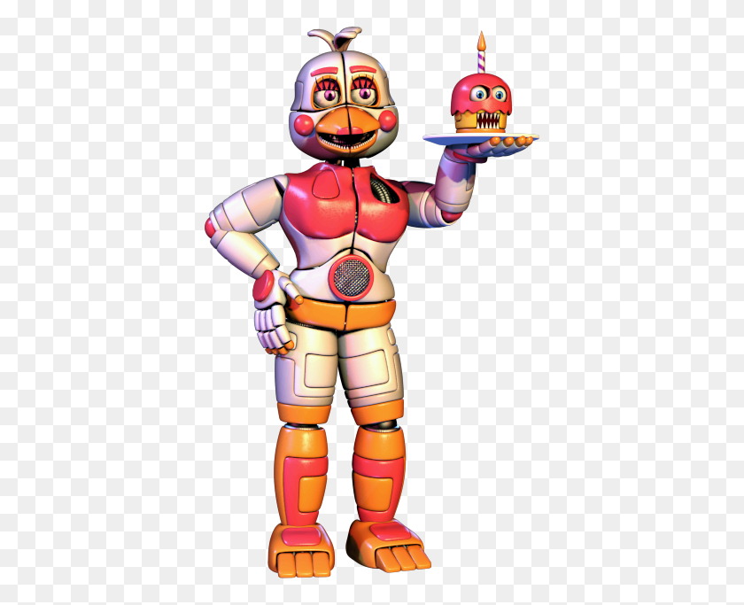380x623 Funtime Chica Five Nights - Five Nights At Freddys Clipart