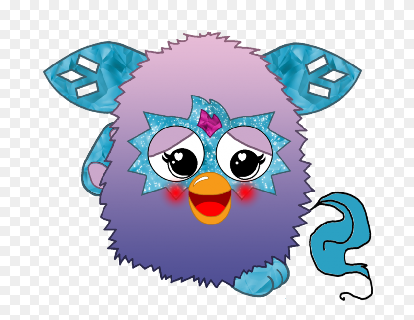 1024x775 Furby Crystal Serie Pink And Purple - Furby PNG