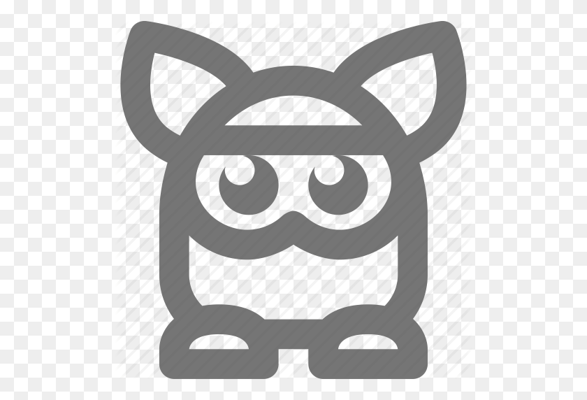 512x512 Furby, Game, Gaming, Play, Robot, Toy, Video Icon - Furby PNG