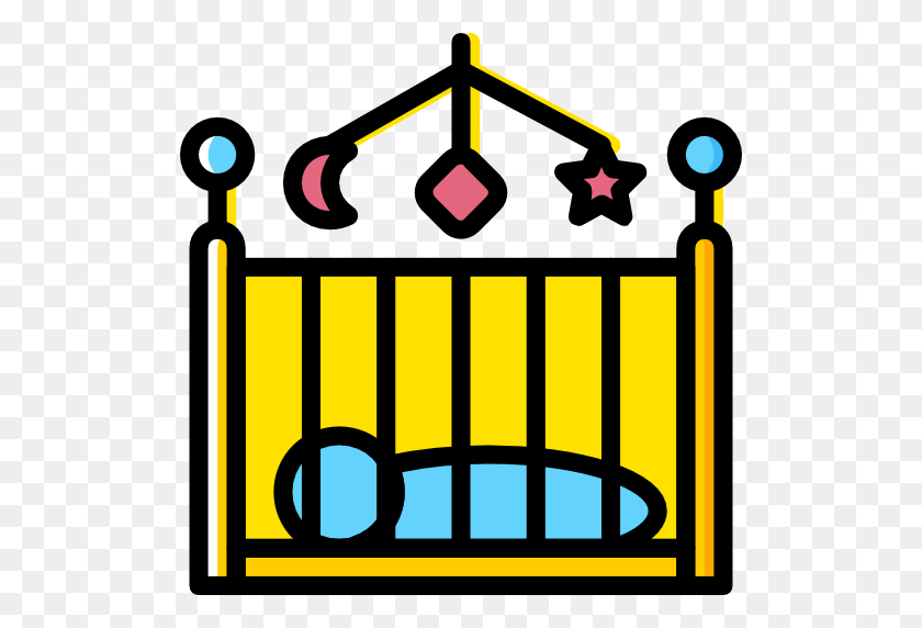 512x512 Furniture, Baby, Bed, Children, Bedroom, Crib, Babies, Baby Crib - Baby Crib Clipart