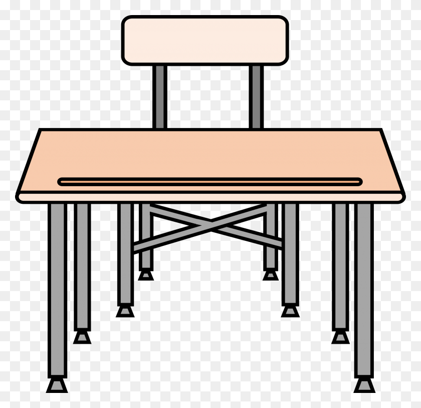 2400x2319 Furniture Clipart Empty Desk - School Chalkboard Clipart