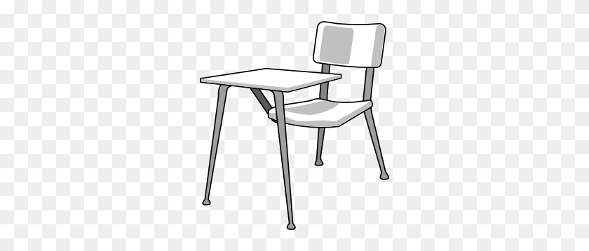 270x298 Furniture School Desk Clip Art - School Clipart Black And White