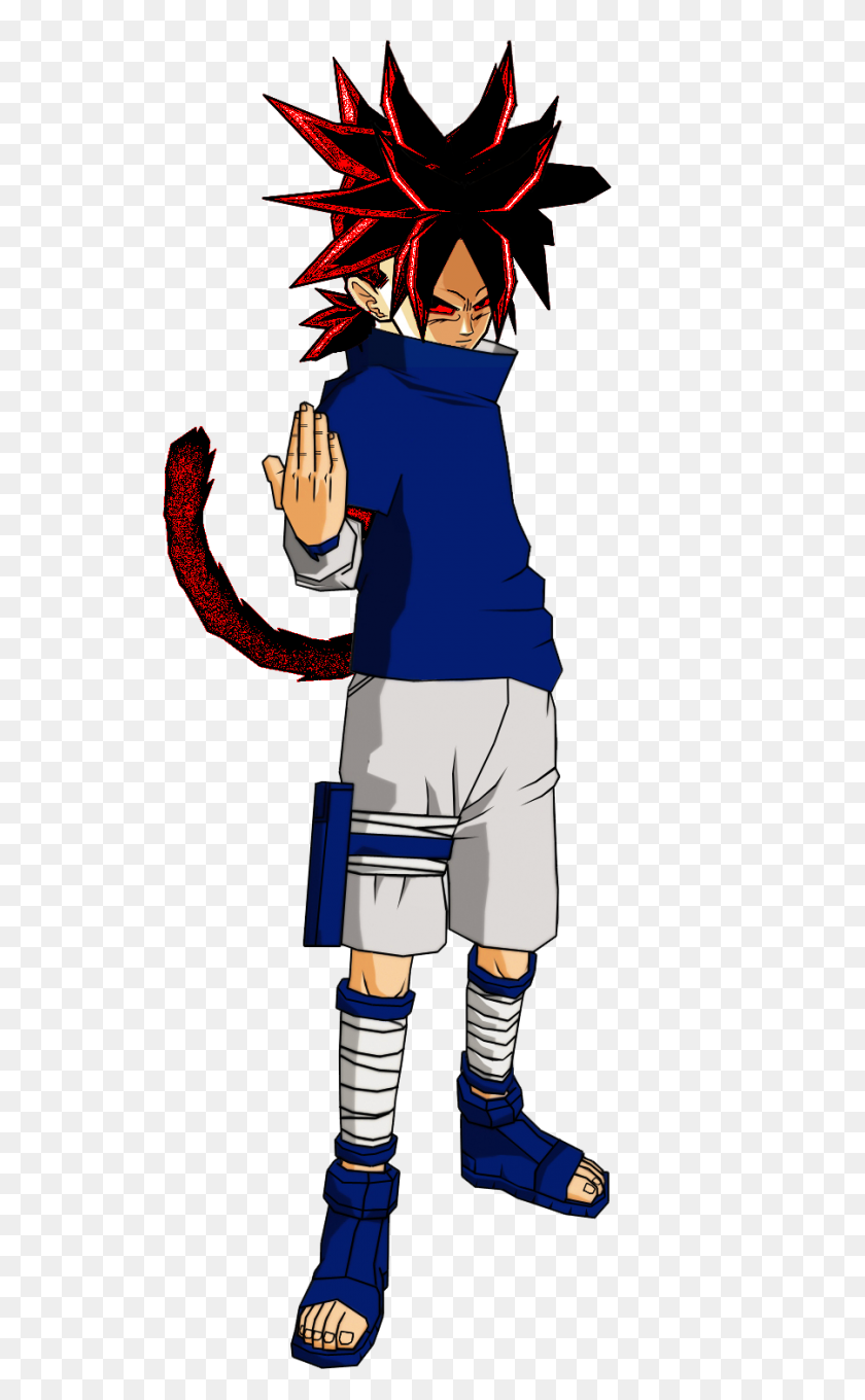900x1500 Fusion Clipart Group With Items - Naruto Clipart