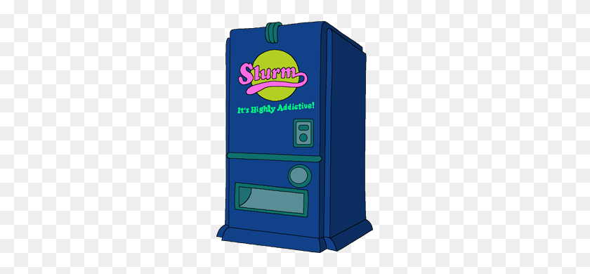 223x330 Futurama Slurm Vending Machine - Торговый Автомат Клипарт