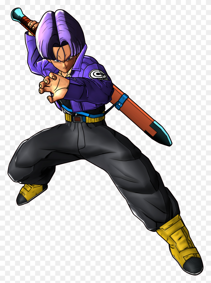1600x2194 Future Trunks - Dragon Ball Fighterz PNG