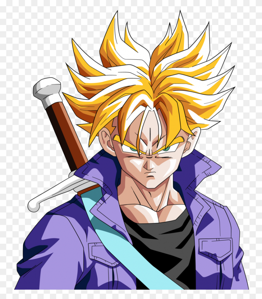 833x959 Future Trunks' Ssj Hair Is So Wrong In Super - Trunks PNG