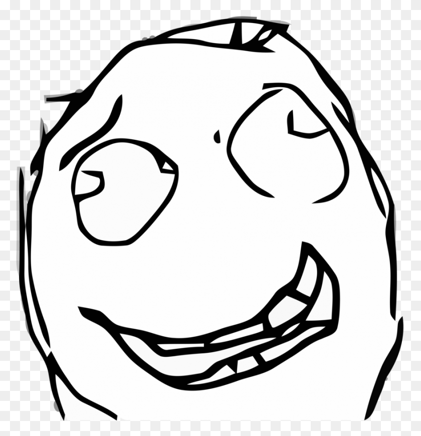 877x911 Fuuuu Troll Face Png, Download Trollface Free Png Photo Images - Troll Face Png