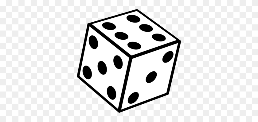 340x340 Fuzzy Dice Snake Eyes Dice Game Number - Rolling Eyes Clipart