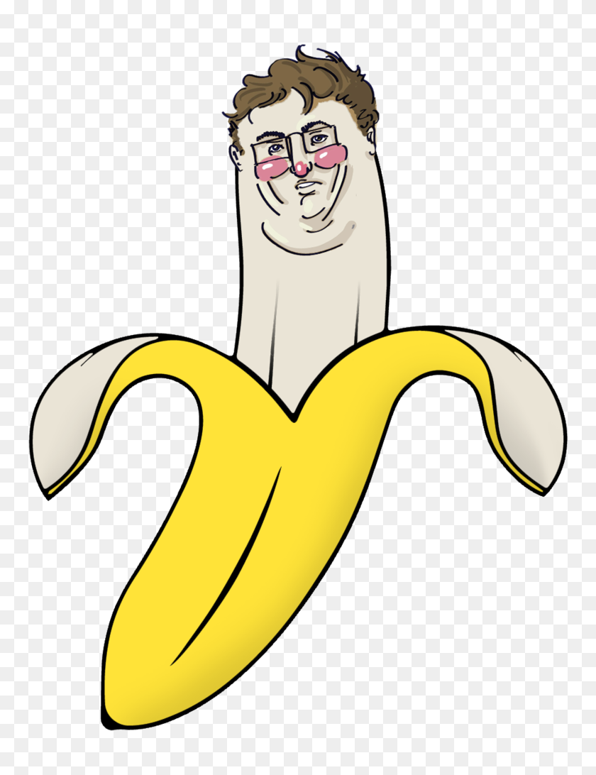 774x1032 Gaben Banana Gabe Newell Humor, Banana Y Lord - Gaben Png