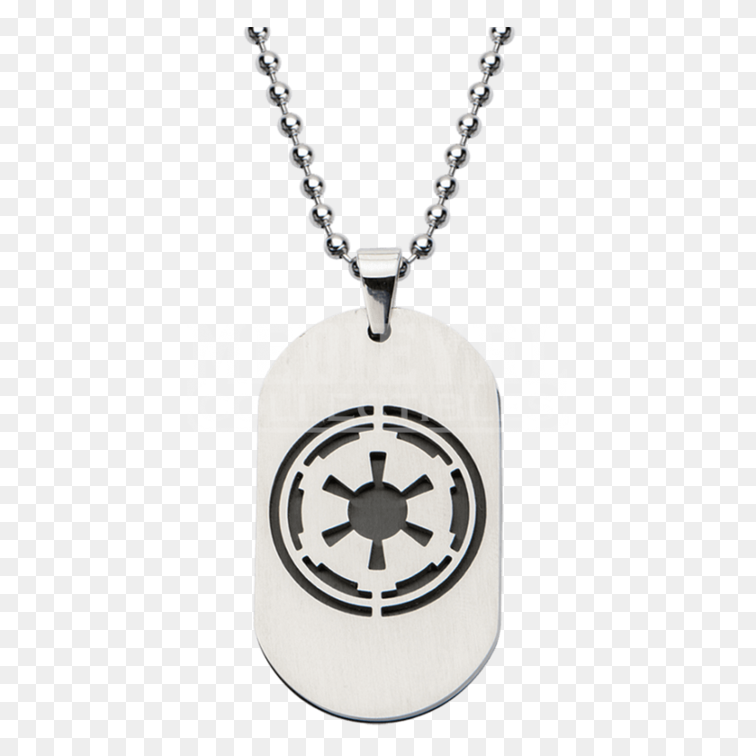 850x850 Galactic Empire Dog Tag Pendant With Chain - Dog Tag PNG