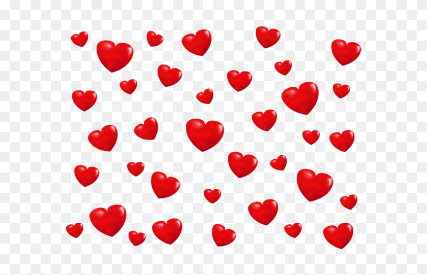 600x482 Gallery - Red Hearts PNG
