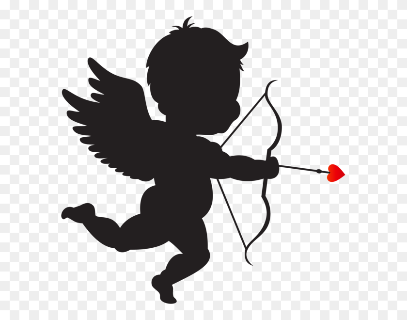 593x600 Gallery - Angel Silhouette PNG