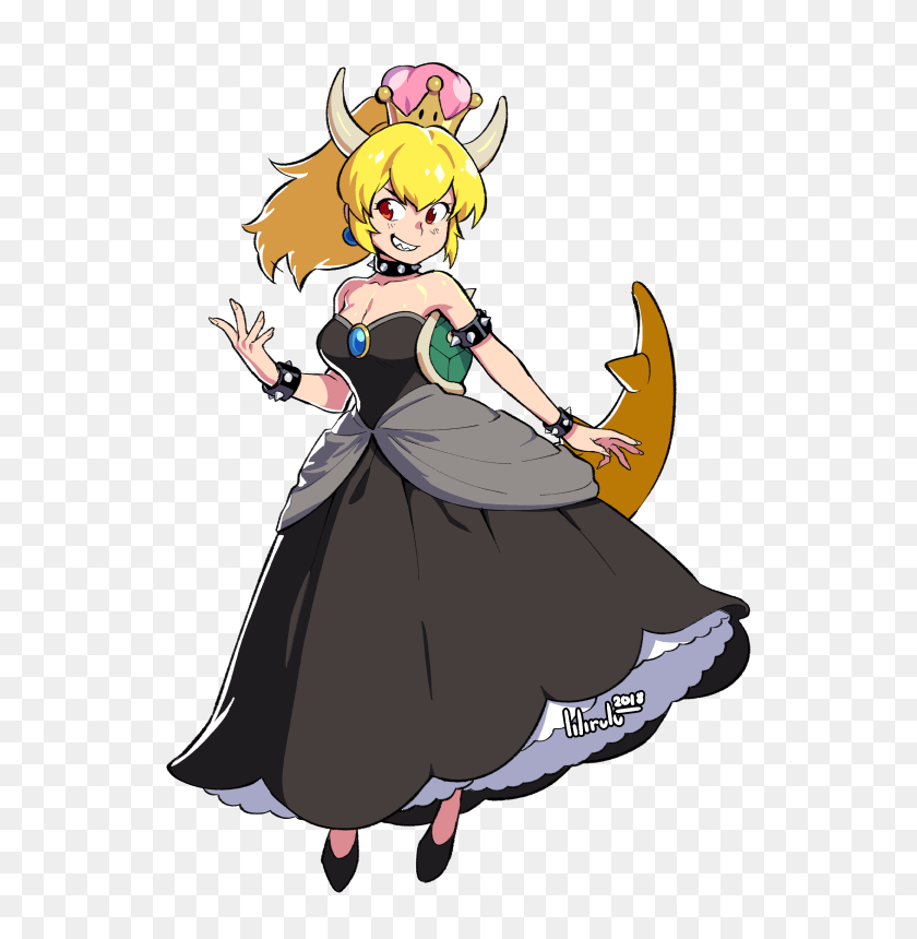 561x800 Gallery Bowsette Is Now A Thing Thanks To A Near Endless Supply - Waluigi Face PNG