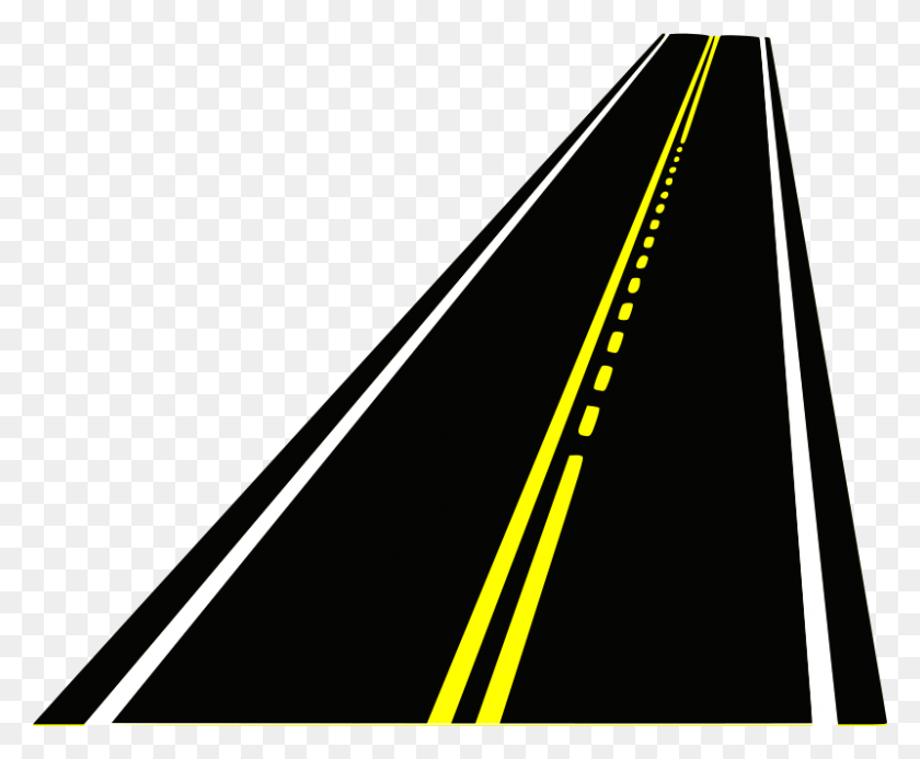 800x650 Gallery For A Straight Road Clipart - Straight Road PNG