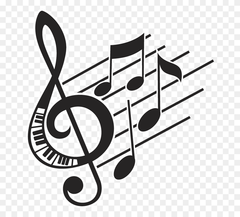 659x700 Gallery Ok Music Notes - Music Staff Clipart