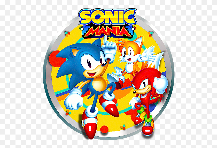 512x512 Iconos De Juego Y Programa De Sonic - Sonic Mania Logotipo Png