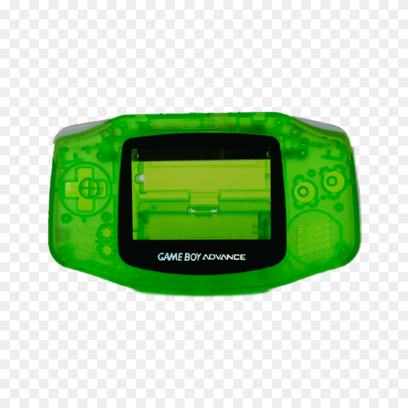 800x800 Game Boy Verde Fluorescente Png