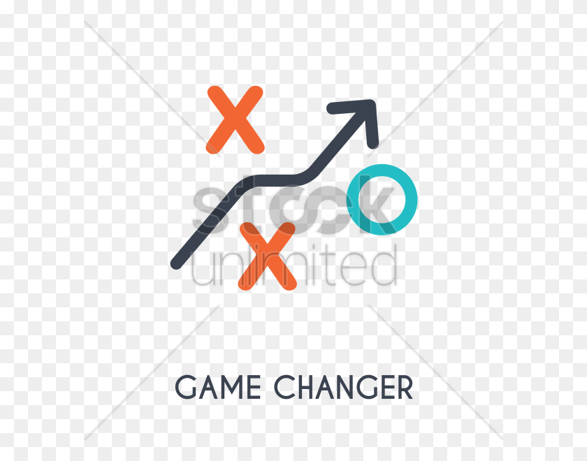 600x600 Game Changer Concept Vector Image - Researching Clipart