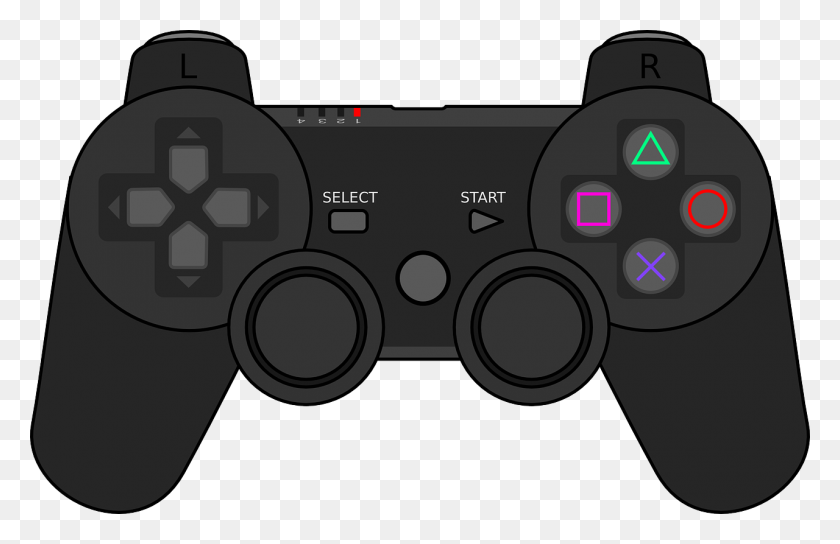 1280x795 Game Clipart Image Group - Ps4 Controller Clipart