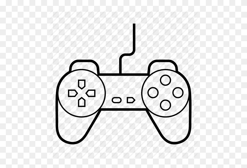 512x512 Game Console, Game Controller, Gamepad, Joypad, Video Game Icon - Video Game Controller Clipart